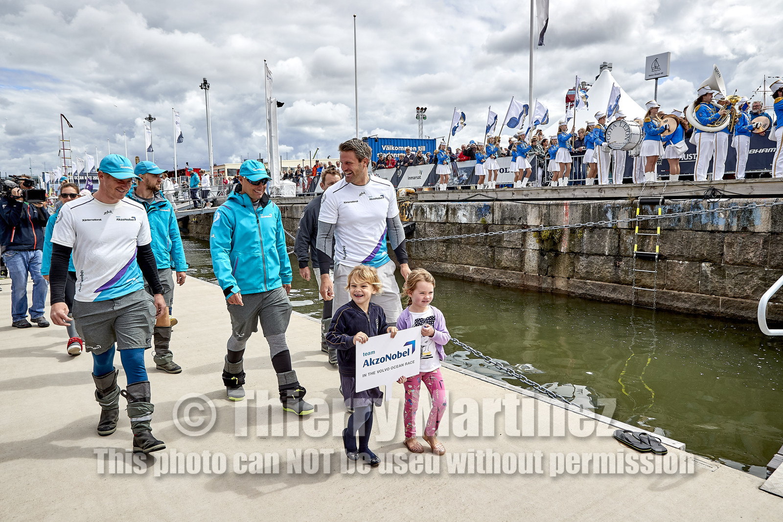 team AkzoNobel  in Volvo Ocean Race 2017-18.
