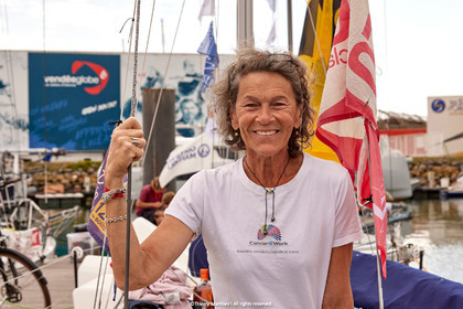 23_21443   © Thierry Martinez. LES SABLES D'OLONNE, 85 - FRANCE 23 septembre 2023.MINI TRANSAT 2023. Départ du 24 septembre retardé.Les Sables d’Olonne (FRA)    Santa Cruz de la Palma ( Canaries)    St François ( Guadeloupe): 4050 NM.