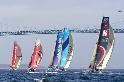 team AkzoNobel  in Volvo Ocean Race 2017-18.