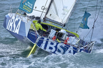 22_39119   © Thierry Martinez.DINARD, FRANCE. 9 Novembre  2022Départ de la 12éme ROUTE DU RHUM, transatlantique course à la voile en solitaire de St Malo(FRA)  à Pointe à Pitre (FRA-Guadeloupe) 3.543 milles nautiques.