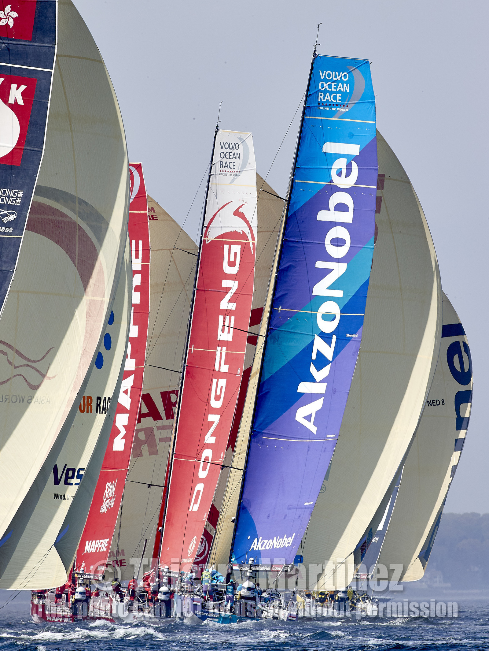 team AkzoNobel  in Volvo Ocean Race 2017-18.