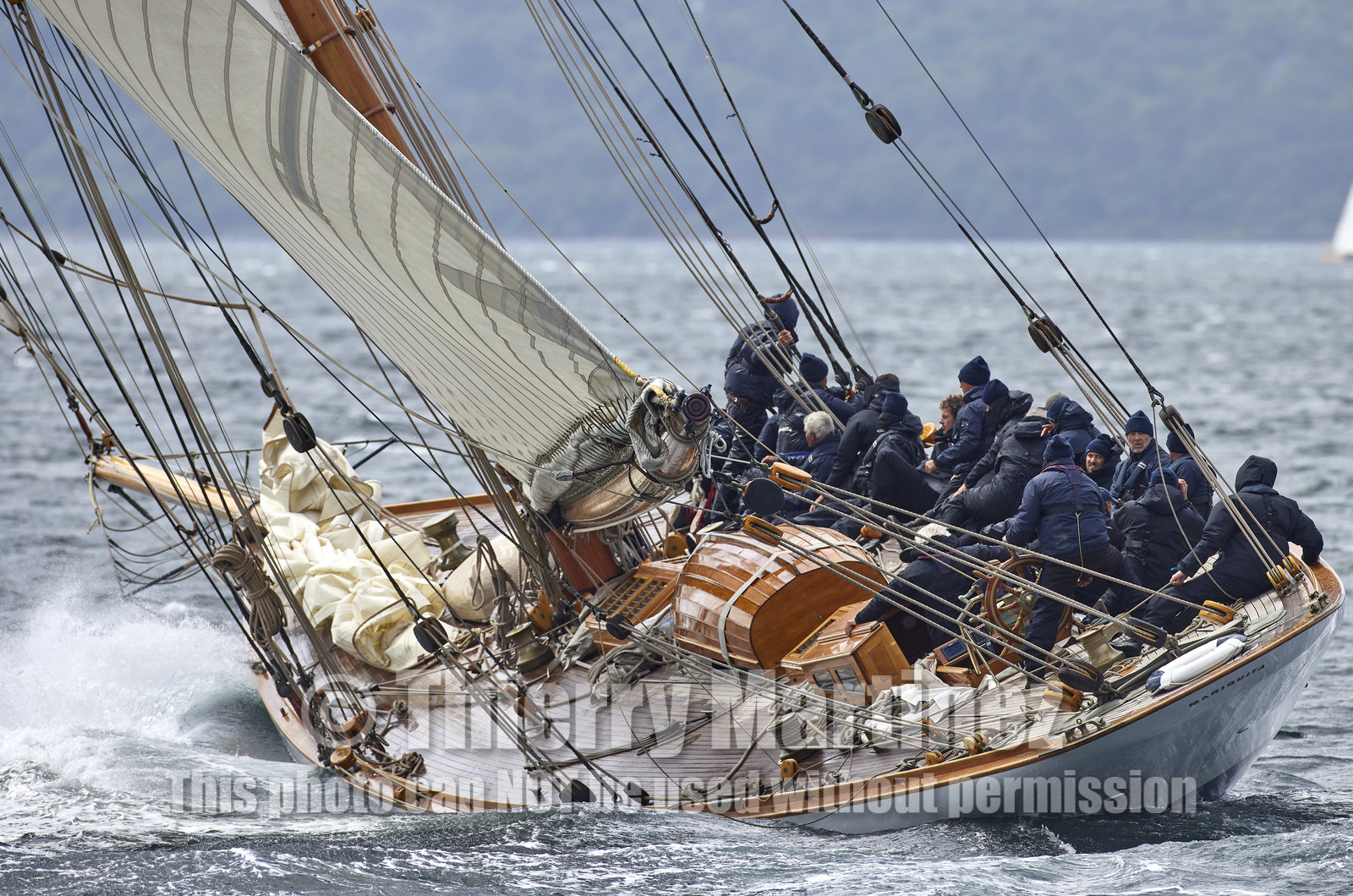 22_17006   © Thierry Martinez.FAIRLIE,SCOTLAND - UK 12th June 20222022 RICHARD MILLE FIFE REGATTA.Day 2 : LARGS to ROTHESAY