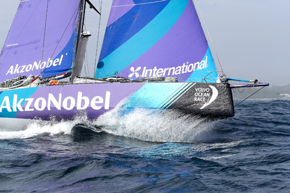 team AkzoNobel  in Volvo Ocean Race 2017-18.
