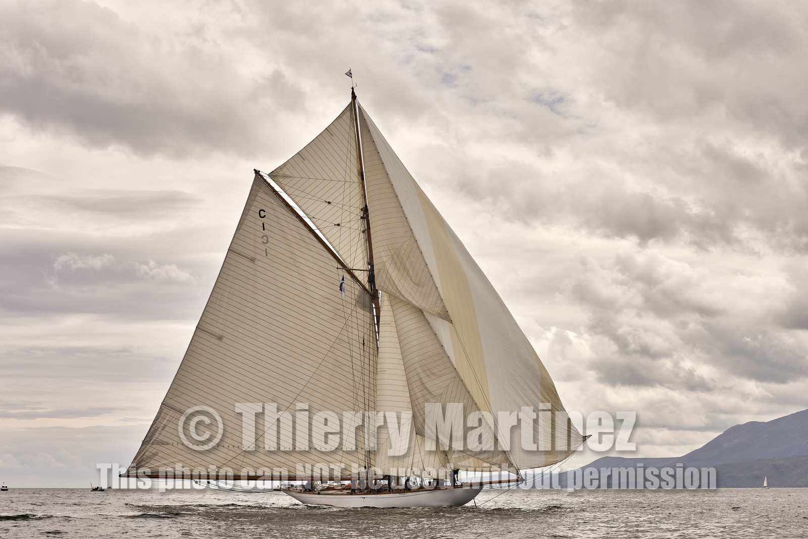 22_22808  © Thierry Martinez.FAIRLIE,SCOTLAND - UK 14th June 20222022 RICHARD MILLE FIFE REGATTA.Day 4 :ROTHESAY (ISLE OF BUTE) to PORTAVADIE.