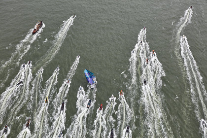 team AkzoNobel  in Volvo Ocean Race 2017-18.