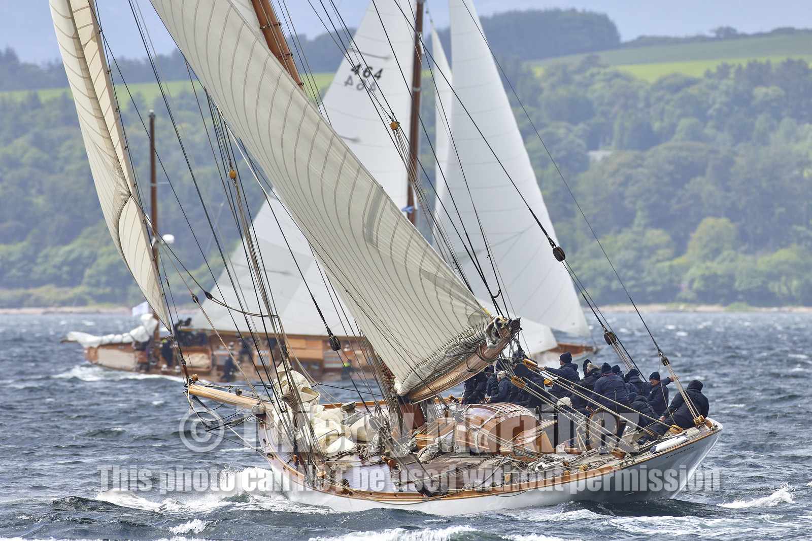 22_17006   © Thierry Martinez.FAIRLIE,SCOTLAND - UK 12th June 20222022 RICHARD MILLE FIFE REGATTA.Day 2 : LARGS to ROTHESAY