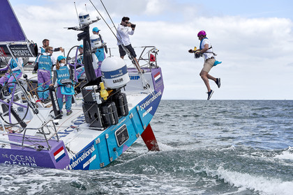 team AkzoNobel  in Volvo Ocean Race 2017-18.