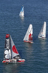 Départ Transat Jacques Vabre 2015.