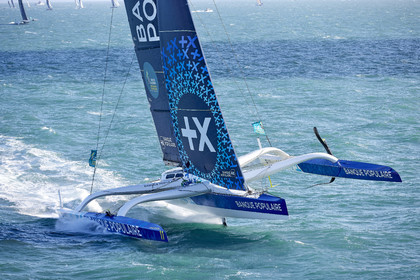 22_38857   © Thierry Martinez.DINARD, FRANCE. 9 Novembre  2022Départ de la 12éme ROUTE DU RHUM, transatlantique course à la voile en solitaire de St Malo(FRA)  à Pointe à Pitre (FRA-Guadeloupe) 3.543 milles nautiques.