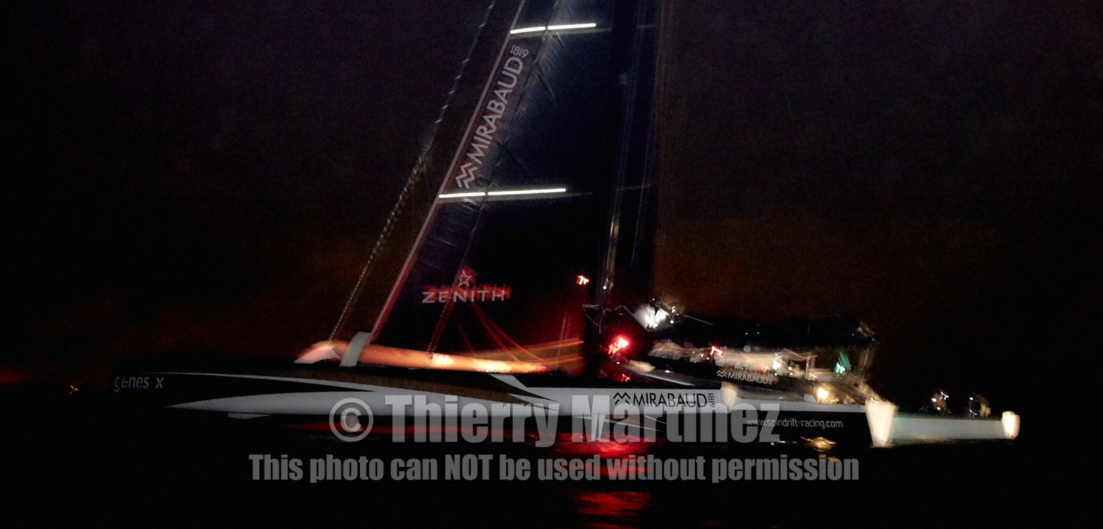 MAXI  SPINDRIFT 2 Jules Verne trophy  2015 2016 attempt.