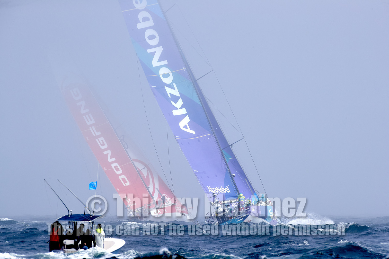 team AkzoNobel  in Volvo Ocean Race 2017-18.