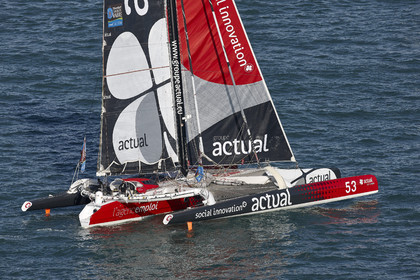 Départ Transat Jacques Vabre 2015.