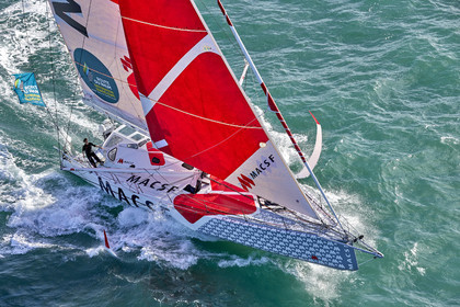 22_38878   © Thierry Martinez.DINARD, FRANCE. 9 Novembre  2022Départ de la 12éme ROUTE DU RHUM, transatlantique course à la voile en solitaire de St Malo(FRA)  à Pointe à Pitre (FRA-Guadeloupe) 3.543 milles nautiques.