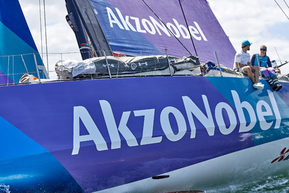 team AkzoNobel  in Volvo Ocean Race 2017-18.