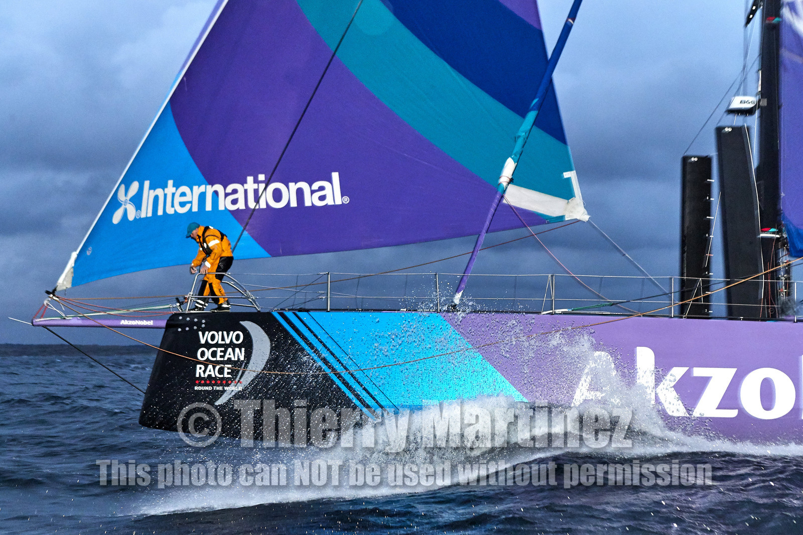 team AkzoNobel  in Volvo Ocean Race 2017-18.