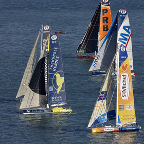 Départ Transat Jacques Vabre 2015.