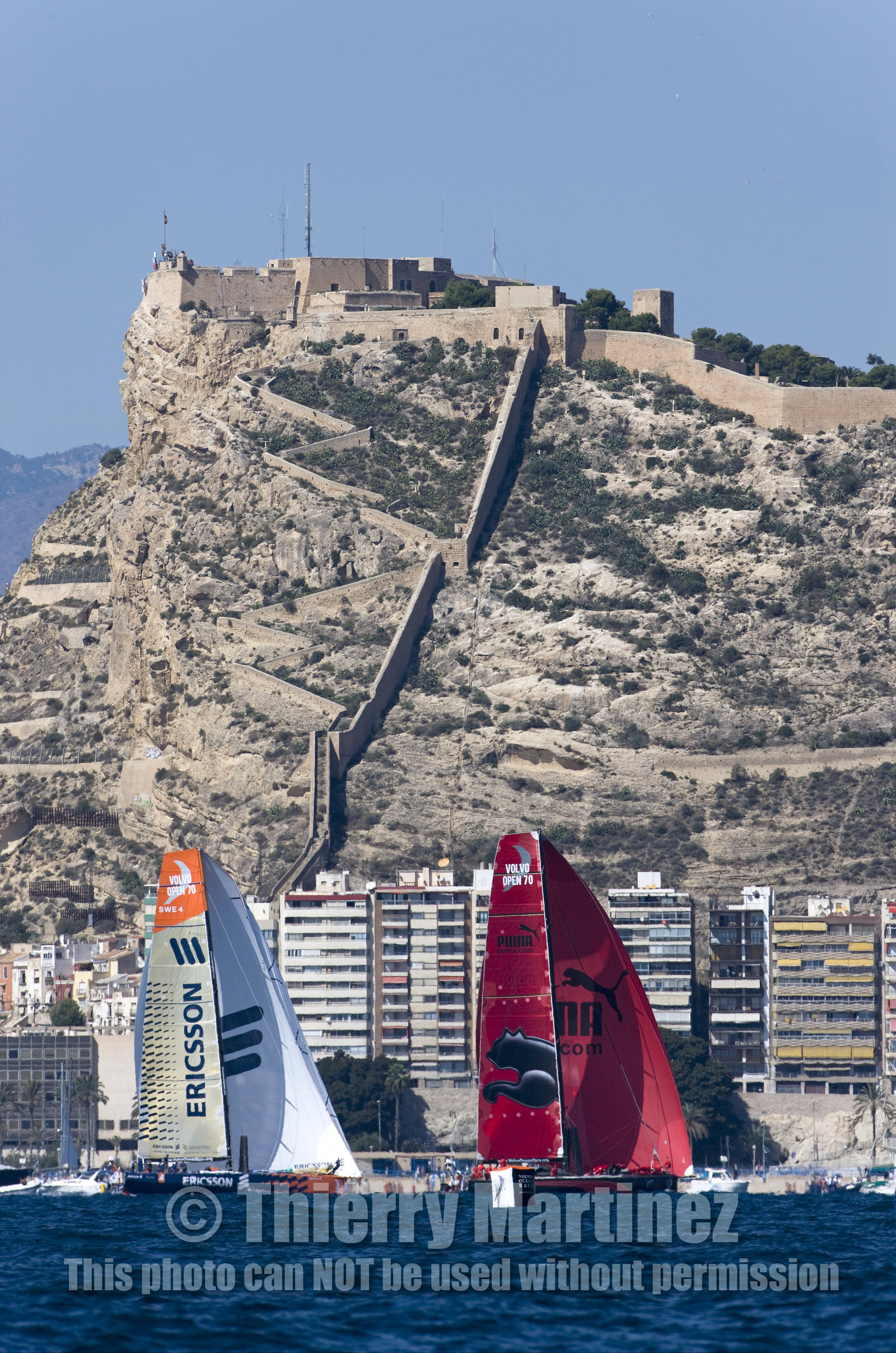 VOLVO OCEAN RACE - 2008 2009. IN-PORT RACE in Alicante-Spain.