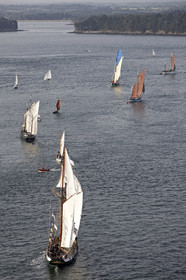Semaine du Golfe 2015. Parade d'arrivée de la flotte.