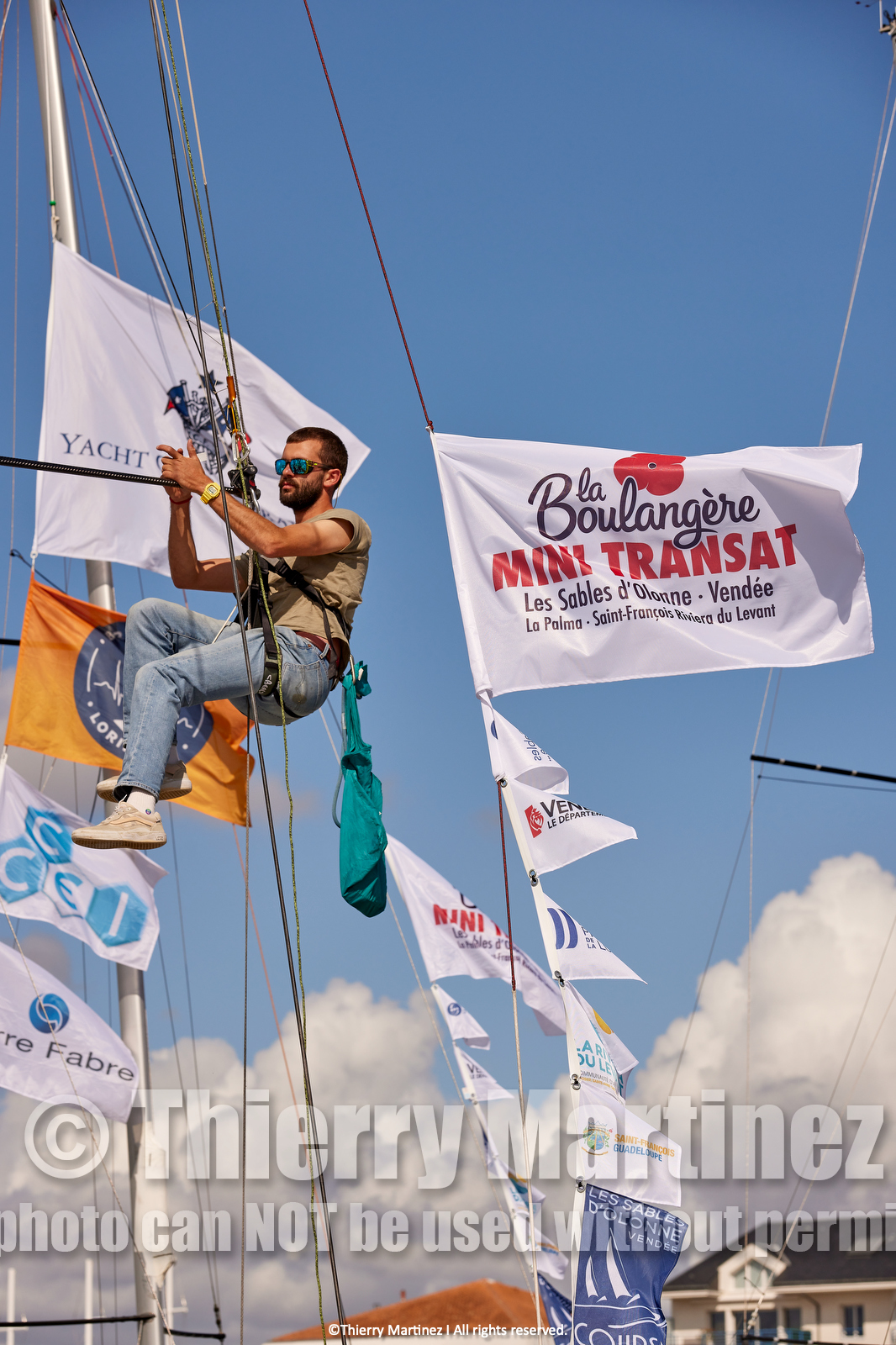 23_21005   © Thierry Martinez. LES SABLES D'OLONNE, 85 - FRANCE 22 septembre 2023.MINI TRANSAT 2023. Départ le 24 septembre.Les Sables d’Olonne (FRA)    Santa Cruz de la Palma ( Canaries)    St François ( Guadeloupe): 4050 NM.
