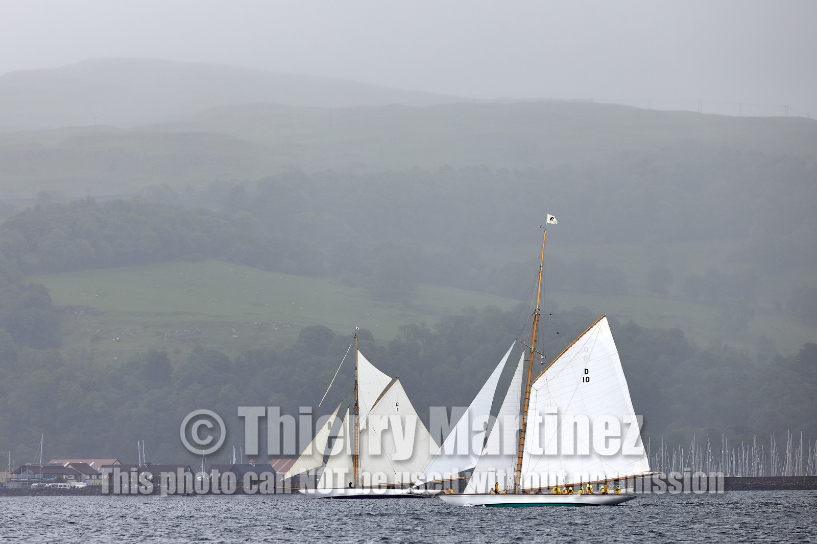 22_17006   © Thierry Martinez.FAIRLIE,SCOTLAND - UK 12th June 20222022 RICHARD MILLE FIFE REGATTA.Day 2 : LARGS to ROTHESAY