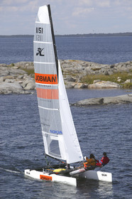 03_3162D   © Th.Martinez,STOCKHOLM ARCHIPELAGO SWEDEN,8 07 03-Archipelago Raid (2003)  Day 2.Team JOBMAN Björn Österberg (SWE) & Björn Hansen (SWE)