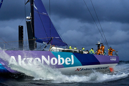 team AkzoNobel  in Volvo Ocean Race 2017-18.