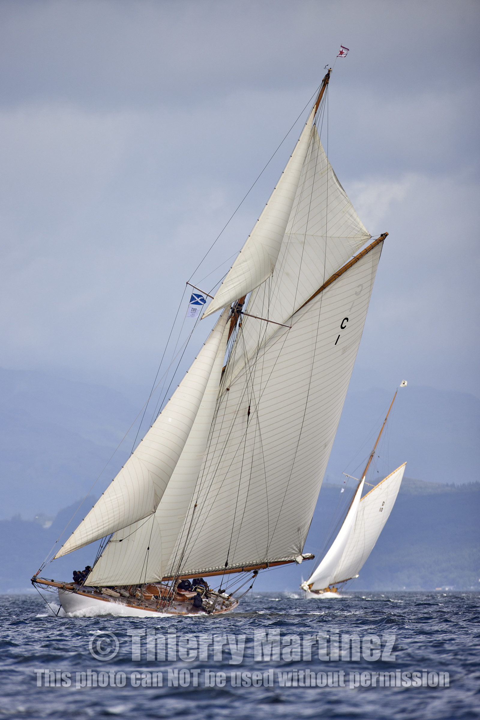 22_17006   © Thierry Martinez.FAIRLIE,SCOTLAND - UK 12th June 20222022 RICHARD MILLE FIFE REGATTA.Day 2 : LARGS to ROTHESAY