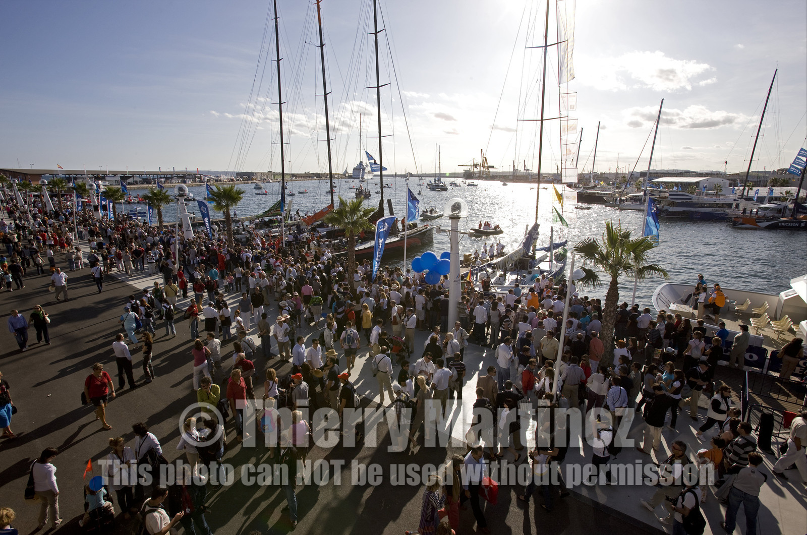 VOLVO OCEAN RACE - 2008 2009. IN-PORT RACE in Alicante-Spain.