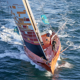 22_40435   © Thierry Martinez.DINARD, FRANCE. 9 Novembre  2022Départ de la 12éme ROUTE DU RHUM, transatlantique course à la voile en solitaire de St Malo(FRA)  à Pointe à Pitre (FRA-Guadeloupe) 3.543 milles nautiques.