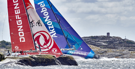 team AkzoNobel  in Volvo Ocean Race 2017-18.