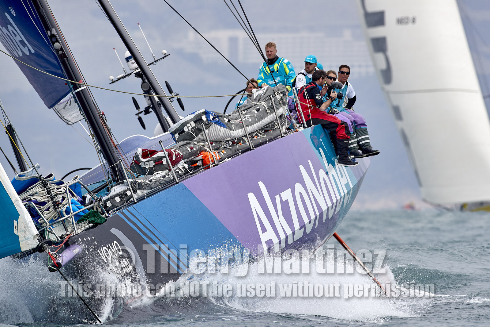 team AkzoNobel  in Volvo Ocean Race 2017-18.
