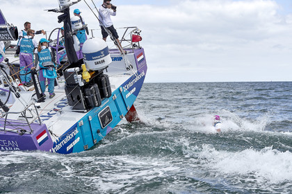 team AkzoNobel  in Volvo Ocean Race 2017-18.