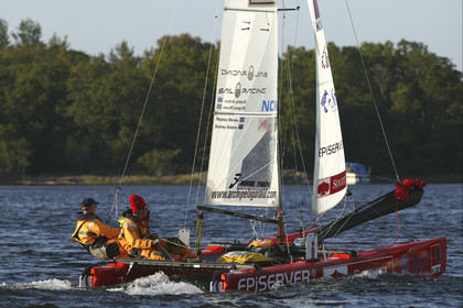 03_3104D © Th.Martinez,STOCKHOLM ARCHIPELAGO SWEDEN, 9 07 03-Archipelago Raid (2003)  Day 3..TEAM SOGETI , Magnus Woxen (SWE) & Anders Ardren (NZL)