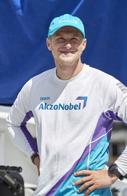 team AkzoNobel  in Volvo Ocean Race 2017-18.