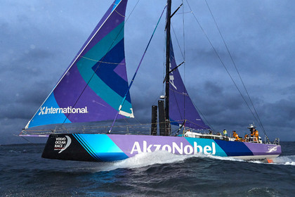 team AkzoNobel  in Volvo Ocean Race 2017-18.
