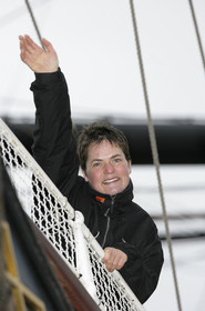 Ellen MacArthur(UK) meet London's public in Greenwich(UK)