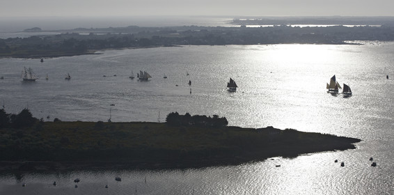Semaine du Golfe 2015. Parade d'arrivée de la flotte.