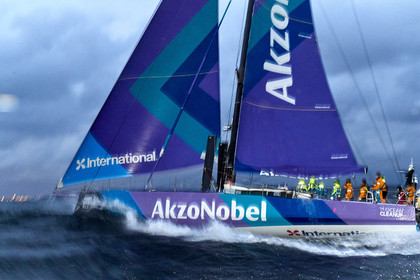 team AkzoNobel  in Volvo Ocean Race 2017-18.