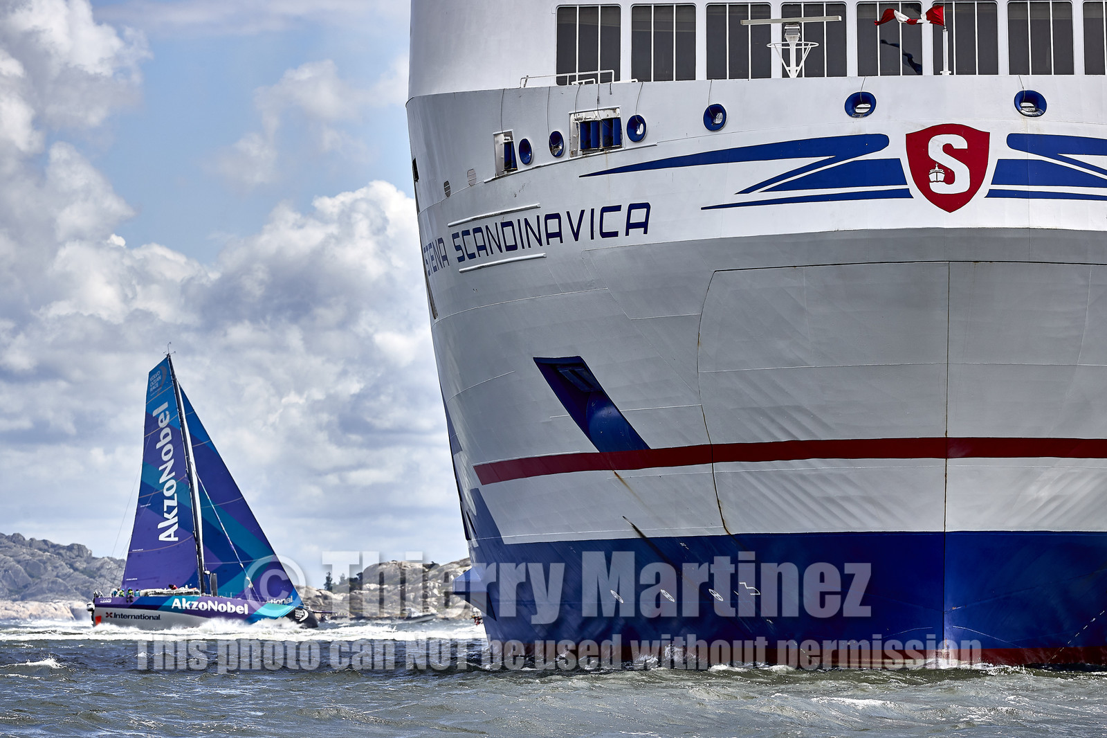 team AkzoNobel  in Volvo Ocean Race 2017-18.