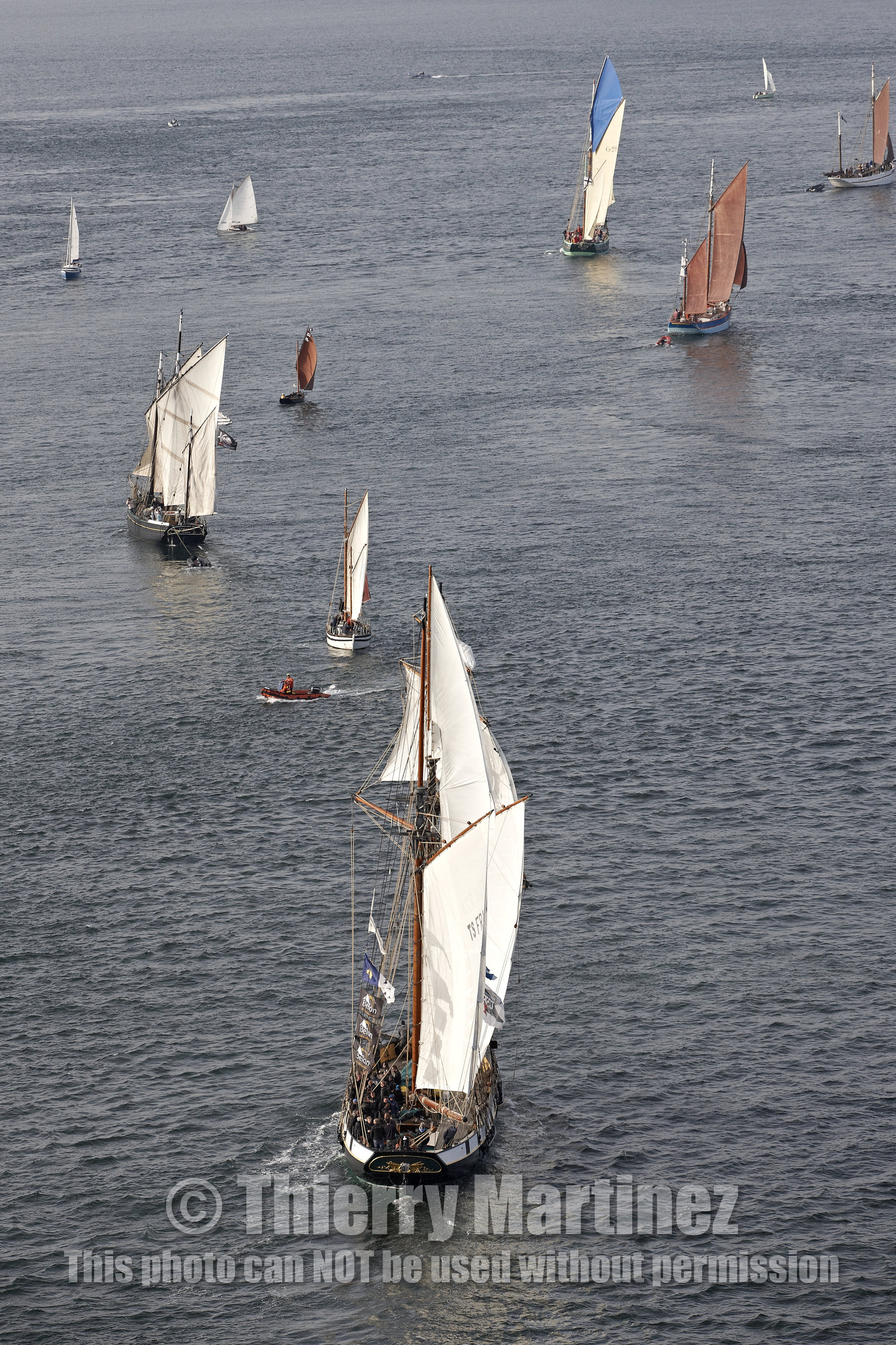 Semaine du Golfe 2015. Parade d'arrivée de la flotte.