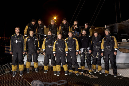 MAXI  SPINDRIFT 2 Jules Verne trophy  2015 2016 attempt.