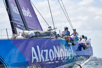 team AkzoNobel  in Volvo Ocean Race 2017-18.