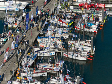 23_21139   © Thierry Martinez. LES SABLES D'OLONNE, 85 - FRANCE 22 septembre 2023.MINI TRANSAT 2023. Départ le 24 septembre.Les Sables d’Olonne (FRA)    Santa Cruz de la Palma ( Canaries)    St François ( Guadeloupe): 4050 NM.