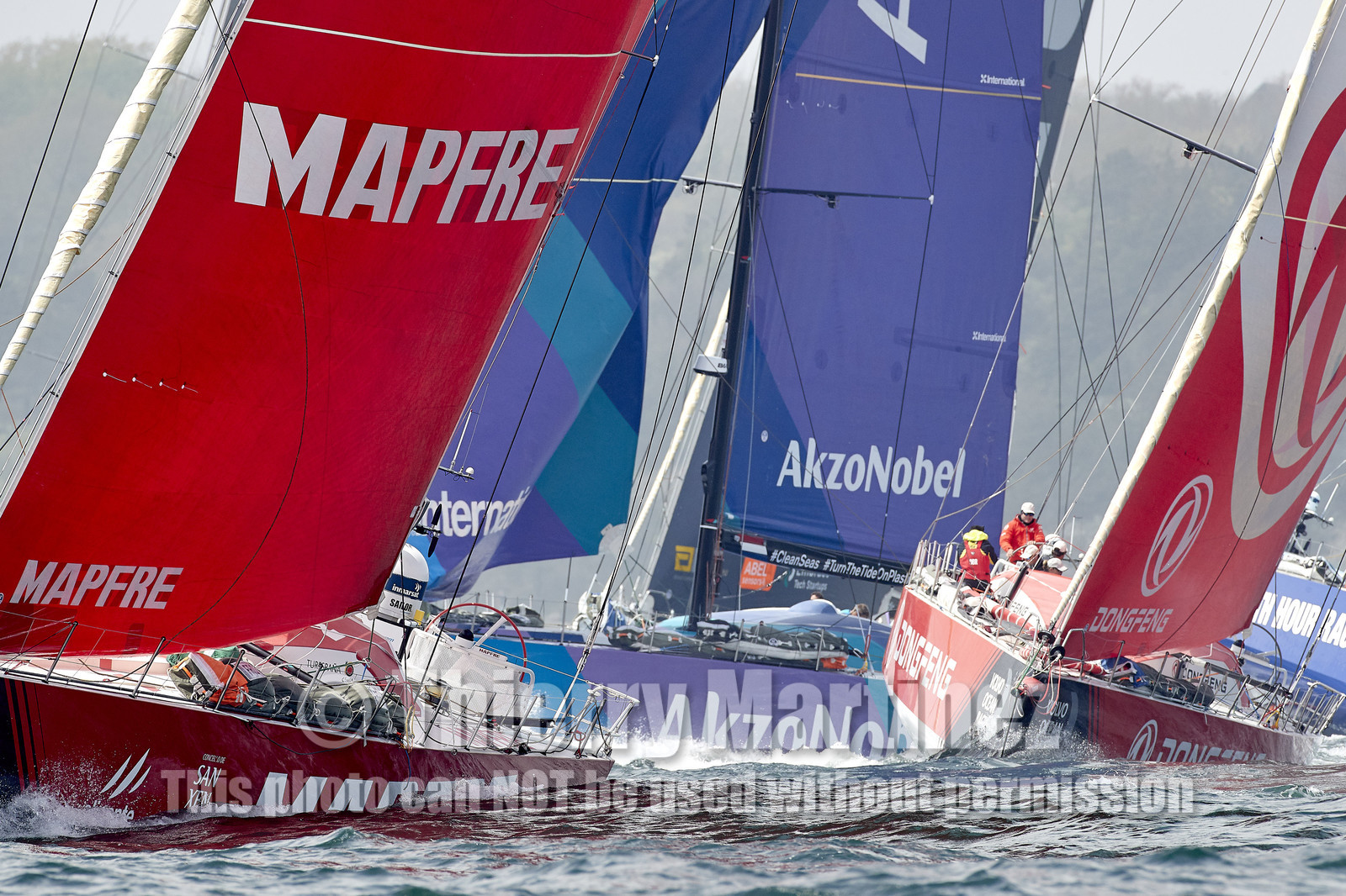 team AkzoNobel  in Volvo Ocean Race 2017-18.