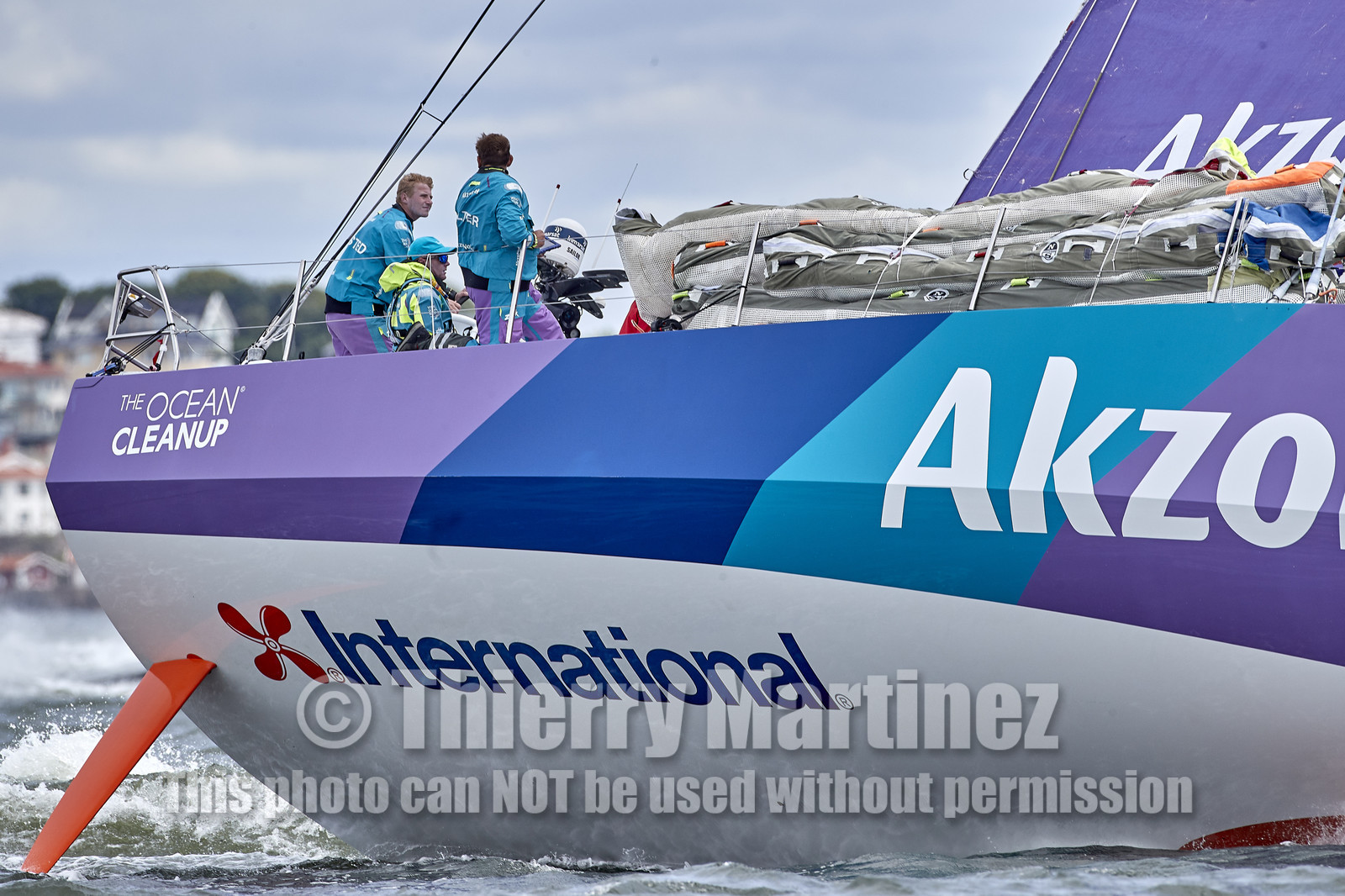 team AkzoNobel  in Volvo Ocean Race 2017-18.