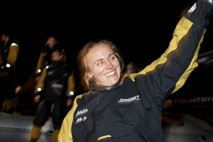 MAXI  SPINDRIFT 2 Jules Verne trophy  2015 2016 attempt.