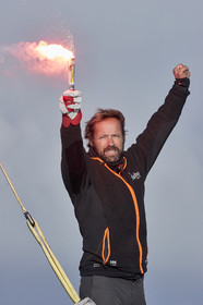 Single-handed sailing round the world record .