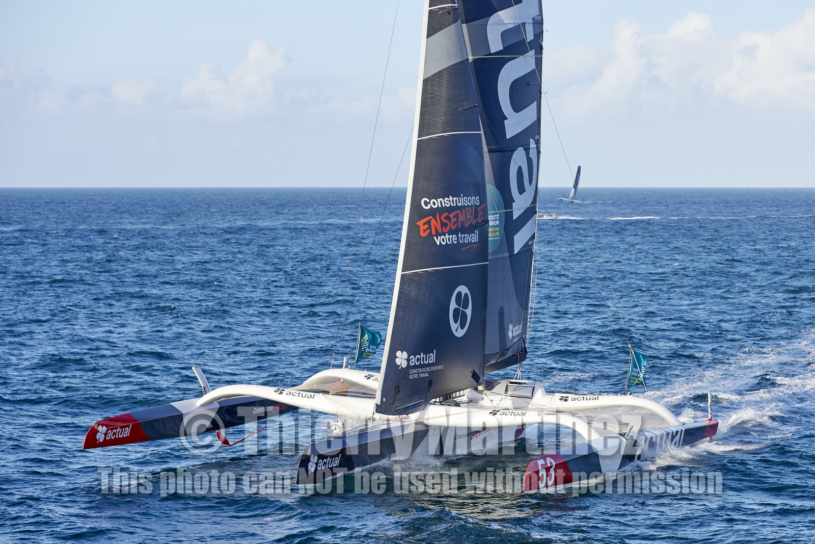 22_38953   © Thierry Martinez.DINARD, FRANCE. 9 Novembre  2022Départ de la 12éme ROUTE DU RHUM, transatlantique course à la voile en solitaire de St Malo(FRA)  à Pointe à Pitre (FRA-Guadeloupe) 3.543 milles nautiques.