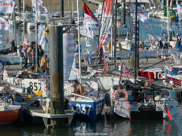 23_21279   © Thierry Martinez. LES SABLES D'OLONNE, 85 - FRANCE 22 septembre 2023.MINI TRANSAT 2023. Départ le 24 septembre.Les Sables d’Olonne (FRA)    Santa Cruz de la Palma ( Canaries)    St François ( Guadeloupe): 4050 NM.