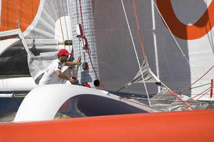 2010 ROUTE DU RHUM - LA BANQUE POSTALE . SOLO SAILING TRANSATLANTIC : ST MALO (FRA)   POINTE A PITRE-GUADELOUPE (FRENCH WEST INDIES). FINISH.